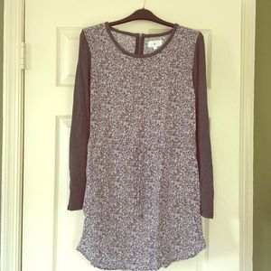 Lou & Grey Mixed Material Dress